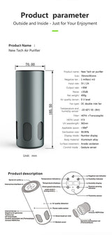 Smart Air Purifier | Portable USB